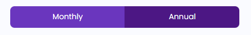 Toggle between Monthly or Annual cost view