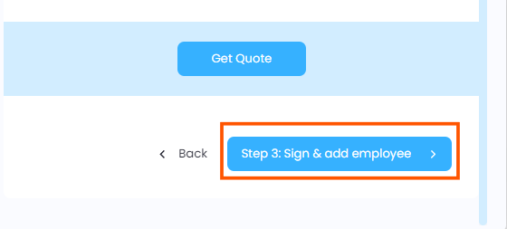 Sign & add employee button to confirm contract updates